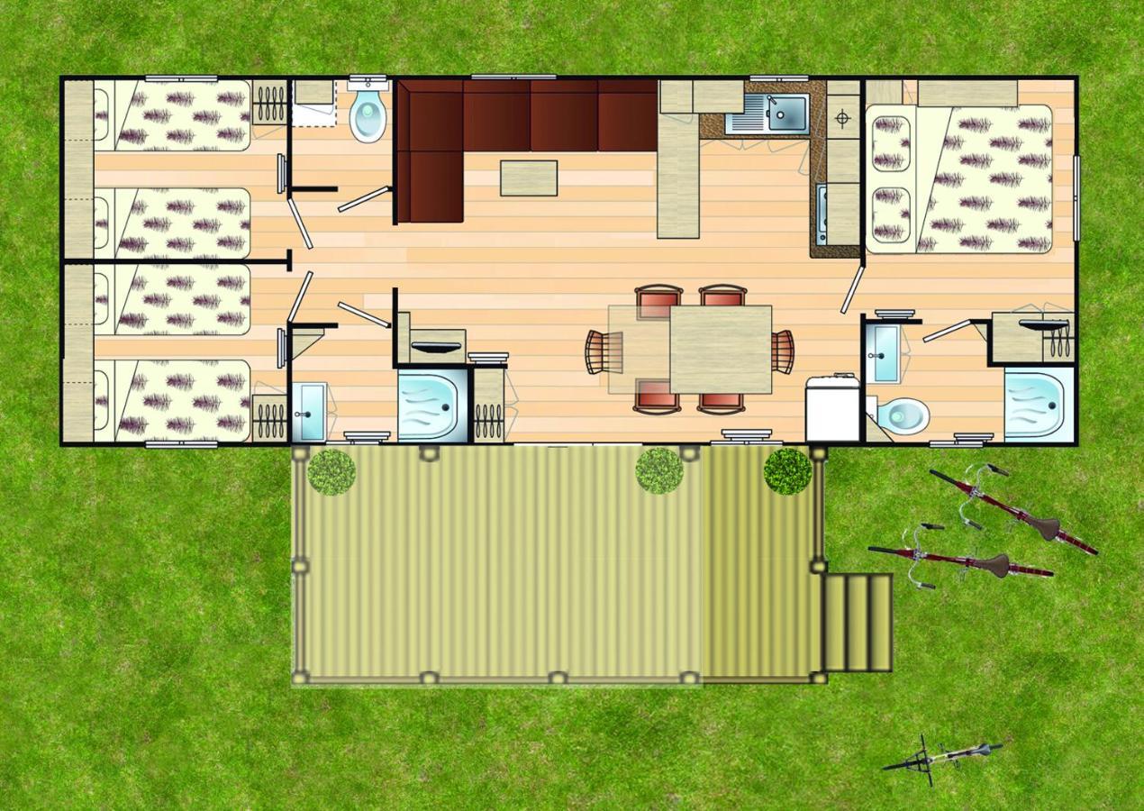 Kerlann 4 Etoiles Mobil Home 3 Chs 2 Sdb Pont Aven Finistere المظهر الخارجي الصورة